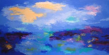 Print of Abstract Seascape Paintings by Saroja La Colorista