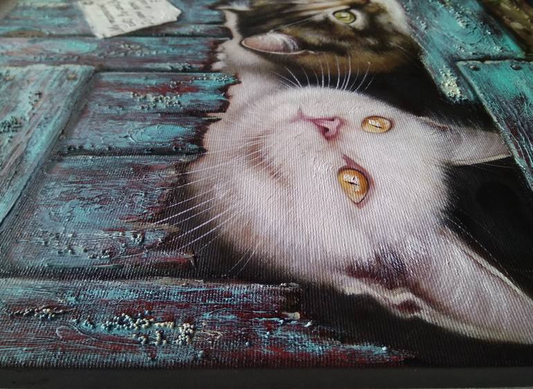 Original Realism Animal Painting by Olesya Ermolaeva