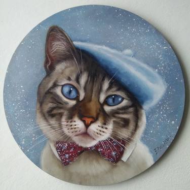 Cat Marsel Oil Painting thumb