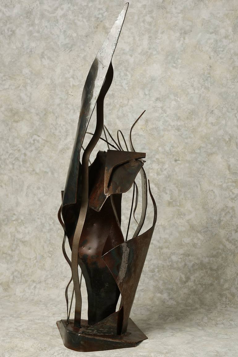 Original Figurative Abstract Sculpture by Arnold Gallardo