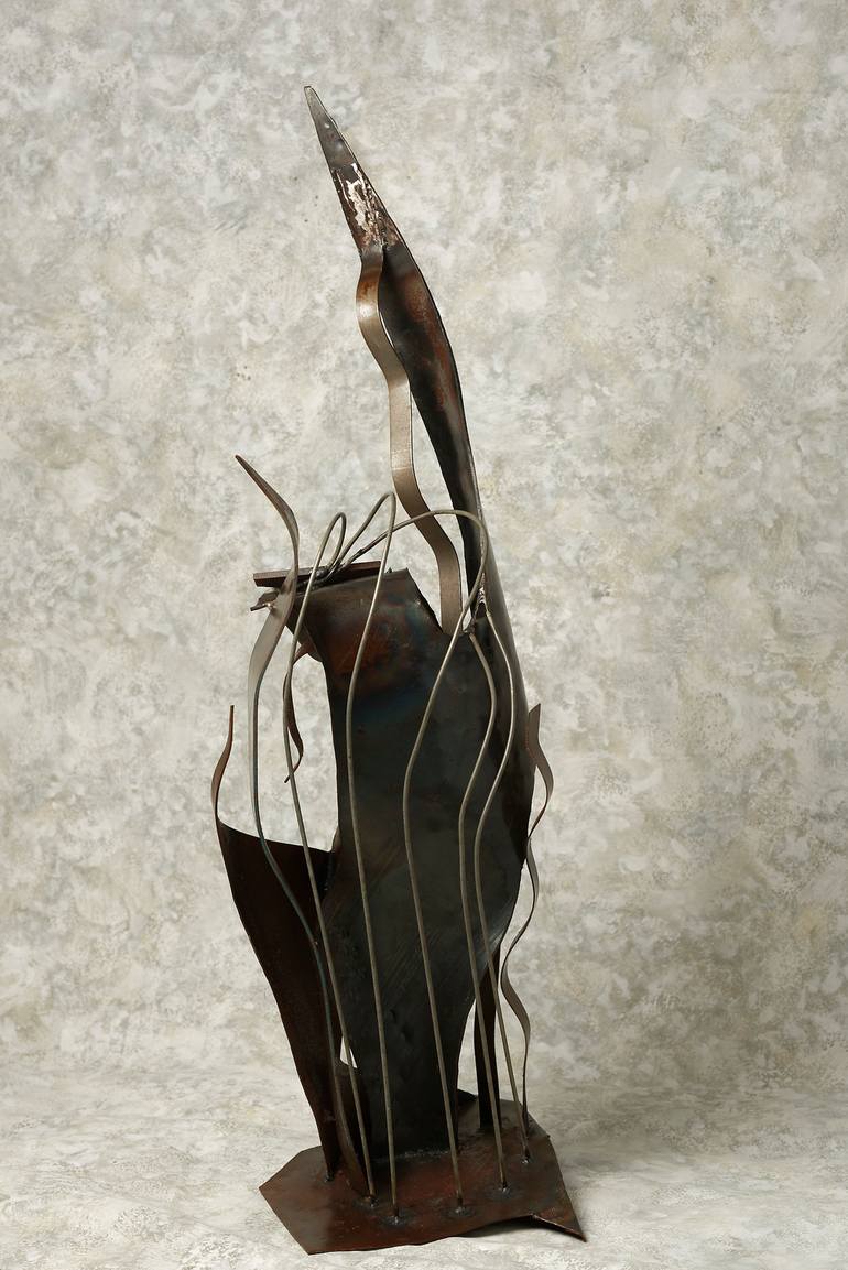 Original Figurative Abstract Sculpture by Arnold Gallardo