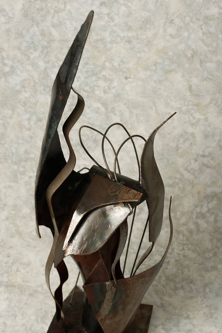Original Figurative Abstract Sculpture by Arnold Gallardo