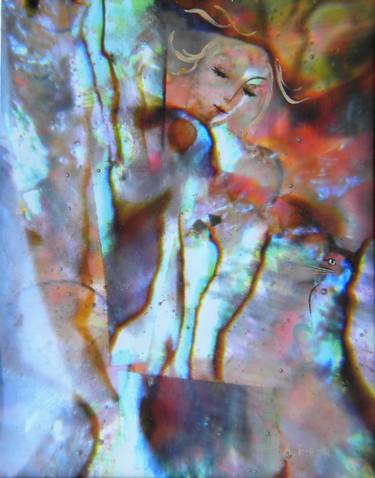 Print of Abstract Portrait Mixed Media by alyona firth