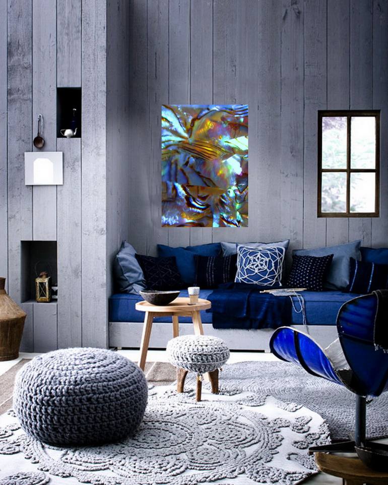 Original Abstract People Mixed Media by Alyona Firth