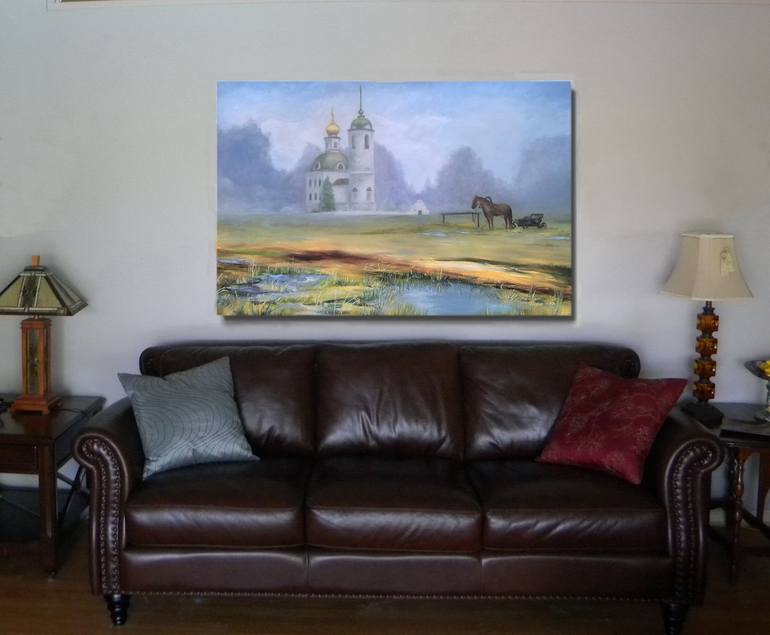 Original Fine Art Landscape Painting by alyona firth