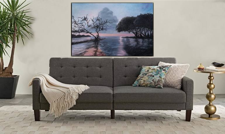 Original Fine Art Seascape Painting by alyona firth