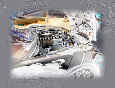 Original Abstract Expressionism Car Photography by Alyona Firth