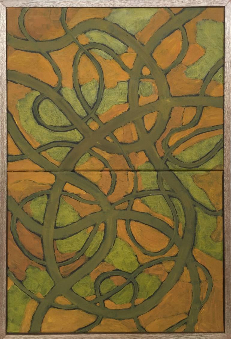 Original Abstract Painting by Peter O'Shea