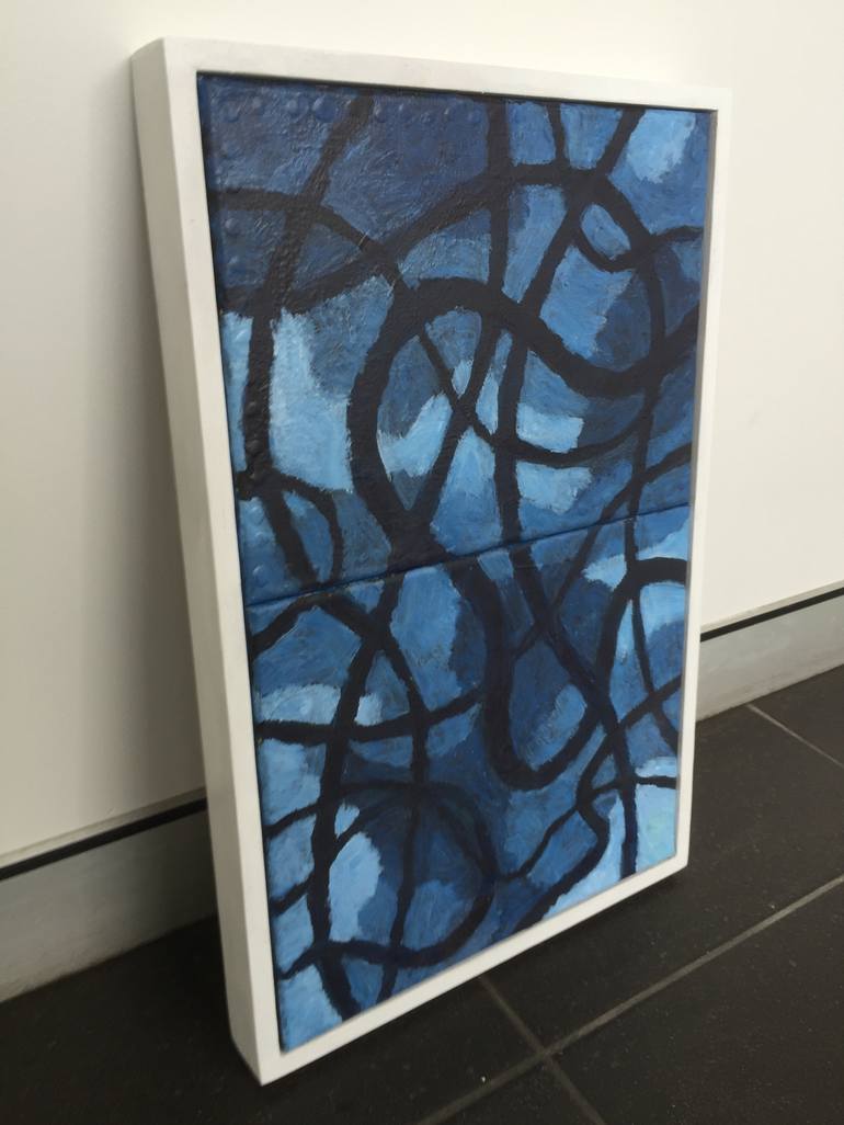 Original Abstract Painting by PETER O'SHEA