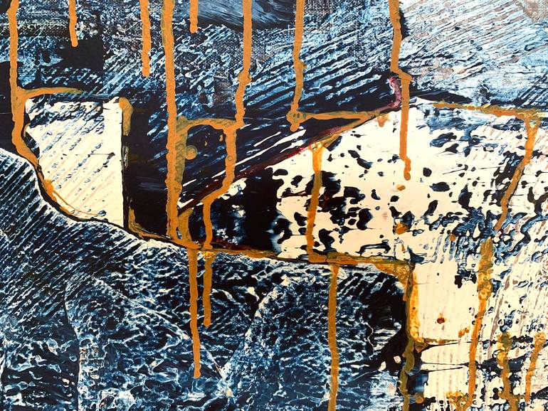 Original Abstract Expressionism Abstract Painting by Netka Croonenborghs