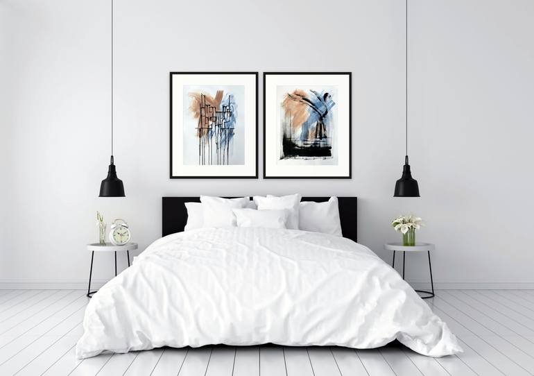 Original Abstract Expressionism Abstract Painting by Netka Croonenborghs