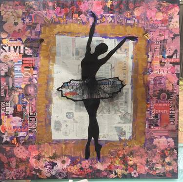 Original Women Collage by Anthony Adams