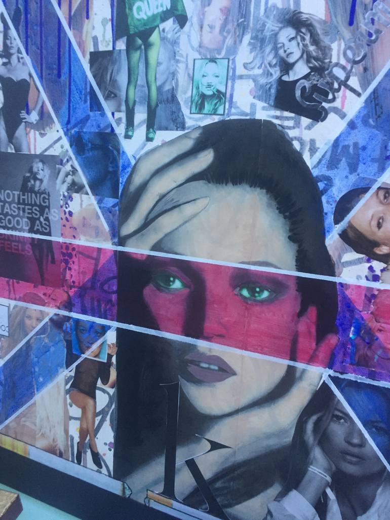 Original Pop Art Celebrity Collage by Anthony  Adams