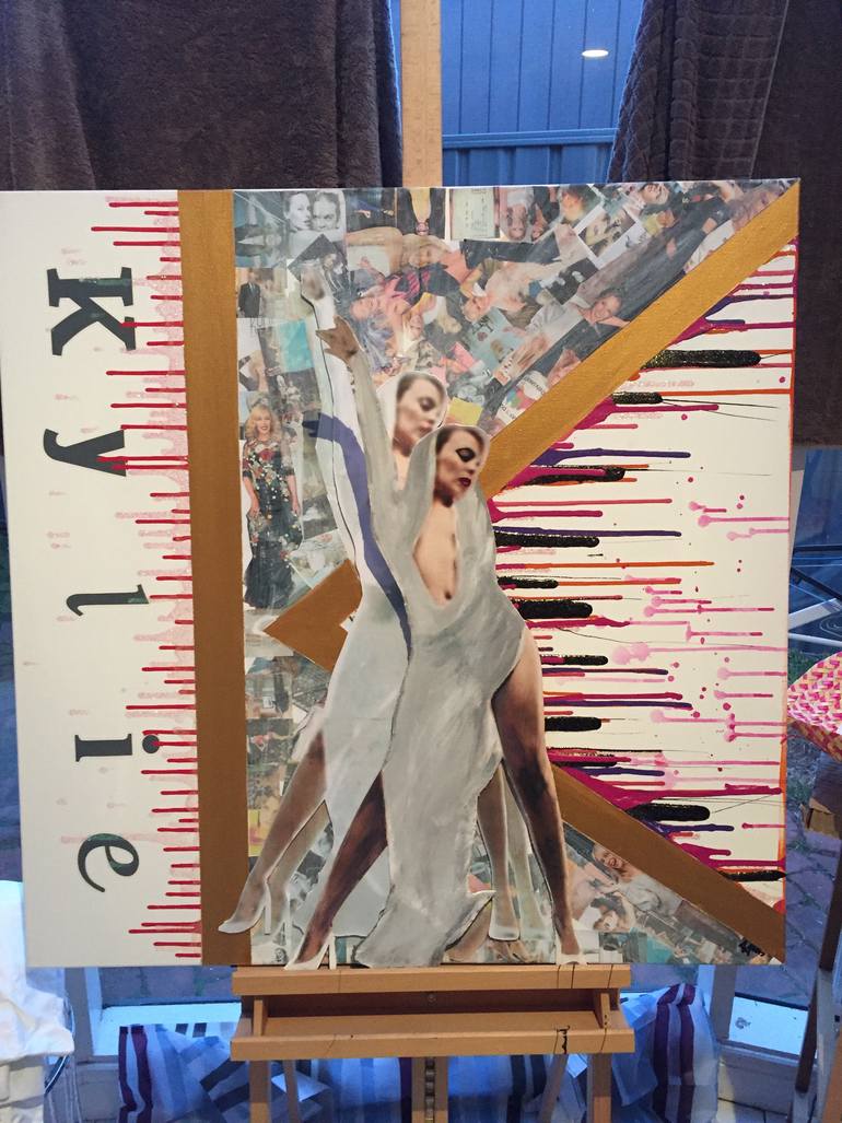 Original Pop Art Pop Culture/Celebrity Collage by Anthony  Adams