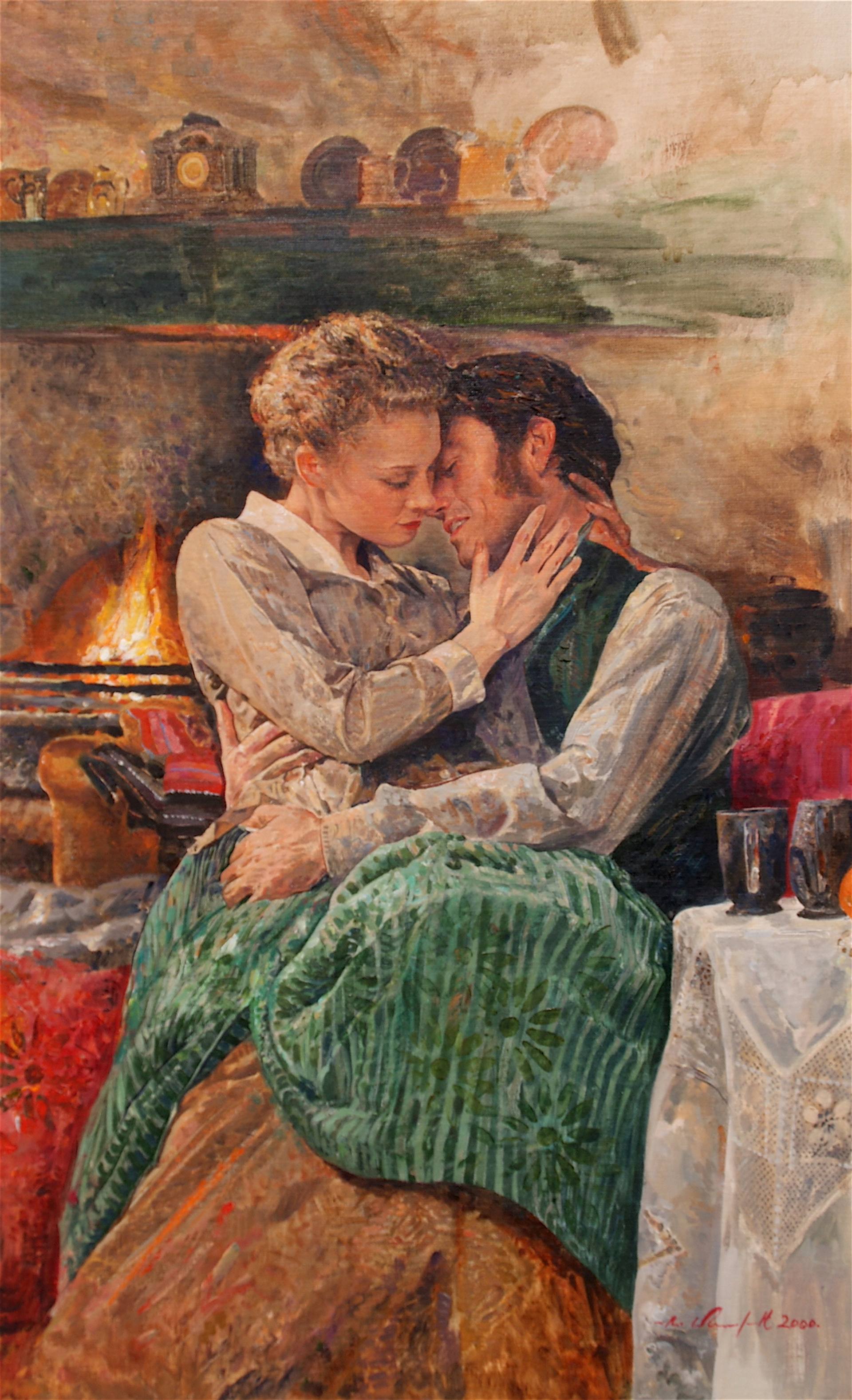The Lovers Painting by Melvyn Warren-Smith | Saatchi Art