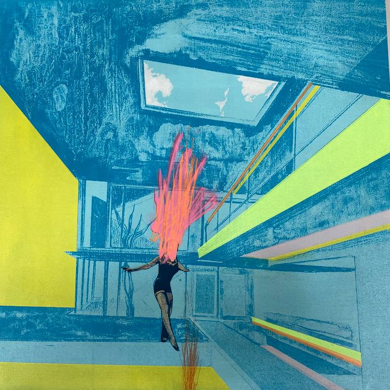 modernist migraine Painting by Anna Marrow | Saatchi Art