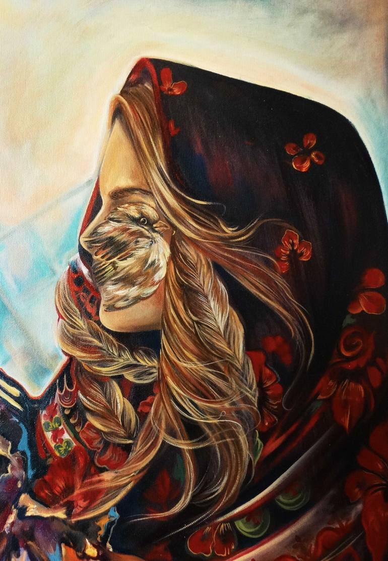 Original Figurative People Painting by Ioana-Teodora Duta Schmiedigen