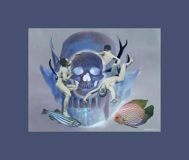 Print of Fish Digital by Janet Kroenke