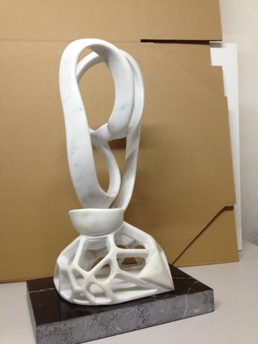 Original Abstract Sculpture by Serrano Pascal