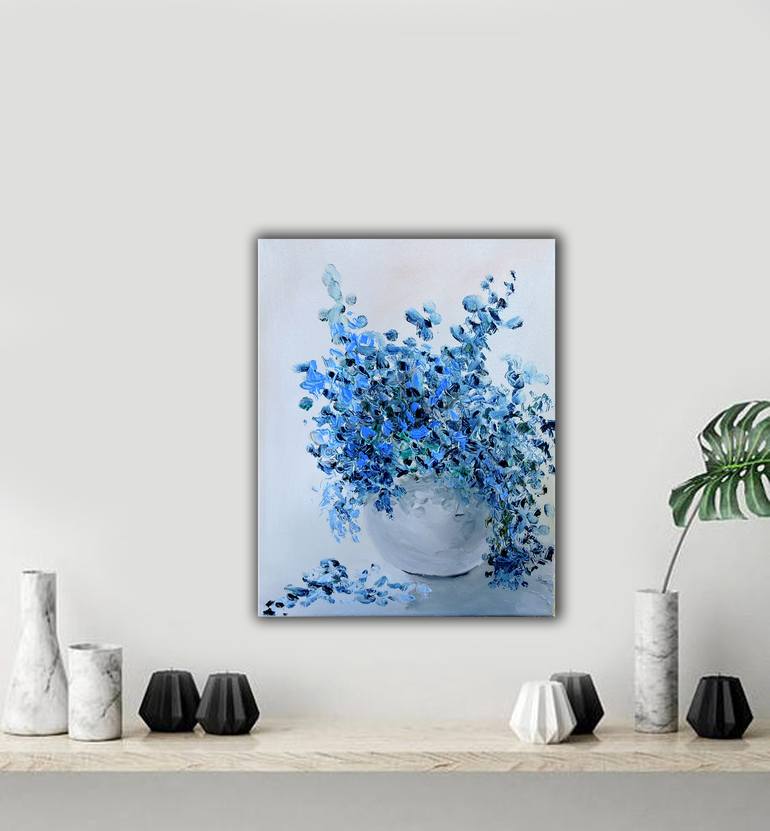 Original Impressionism Floral Painting by Lannie Bee