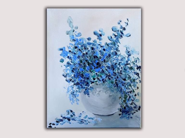 Original Impressionism Floral Painting by Lannie Bee