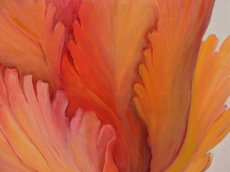 Original Impressionism Floral Painting by Lannie Bee