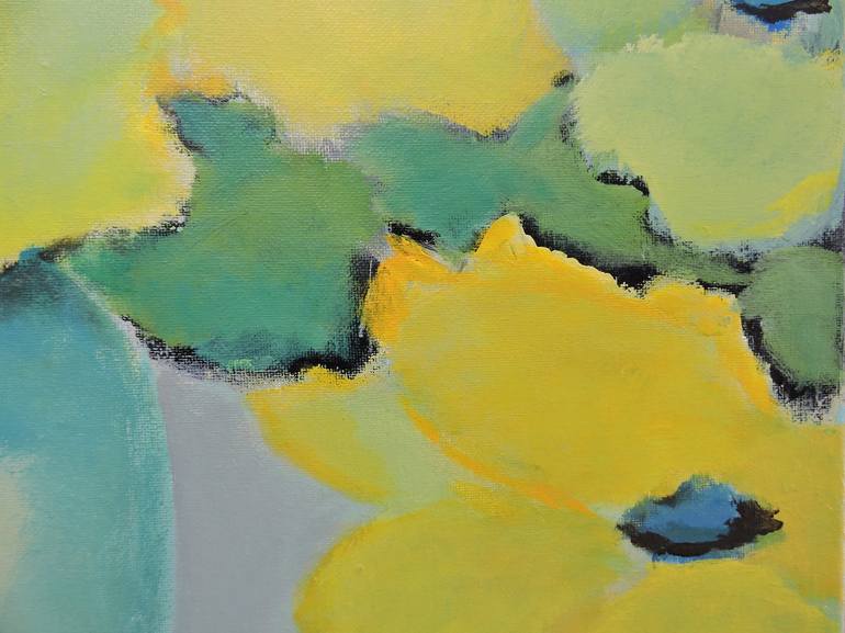 Original Impressionism Floral Painting by Lannie Bee