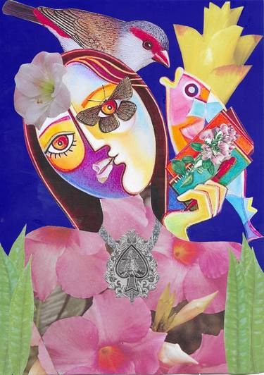 Print of Surrealism Women Mixed Media by Manic Jam