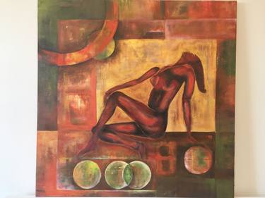 Original Abstract Women Paintings by Manic Jam
