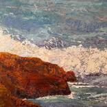 Crashing waves by Padmaja Madhu
