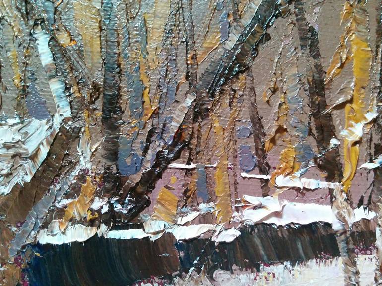 Original Expressionism Landscape Painting by Padmaja Madhu