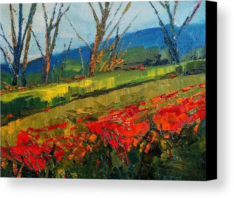 Original Expressionism Landscape Painting by Padmaja Madhu