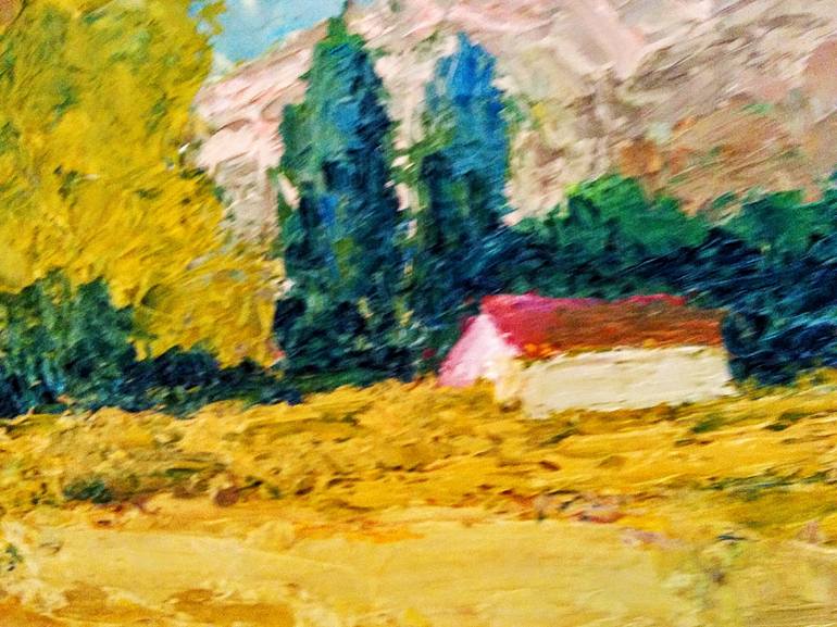 Original Impressionism Landscape Painting by Padmaja Madhu