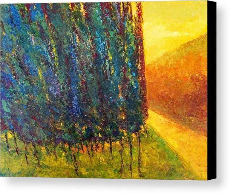 Original Abstract Expressionism Nature Painting by Padmaja Madhu