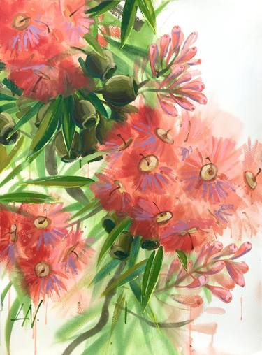 Original Floral Paintings by Lily Nova