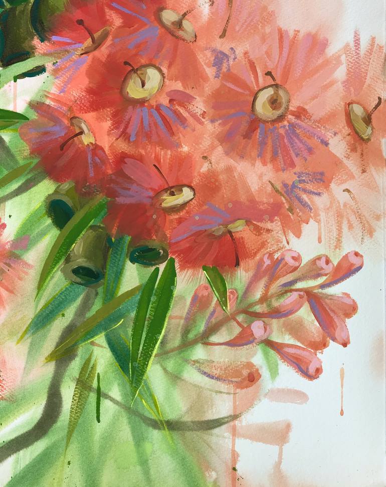Original Floral Painting by Lily Nova