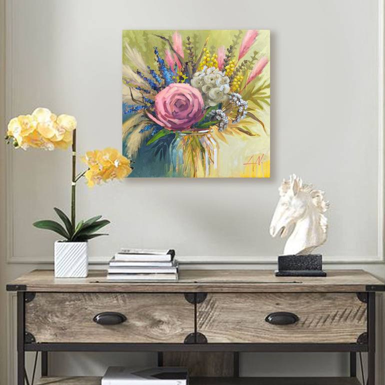 Original Expressionism Botanic Painting by Lily Nova