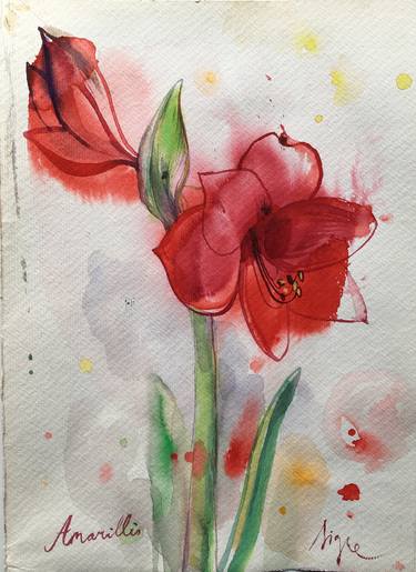 Print of Documentary Floral Paintings by Signe Vanadzina