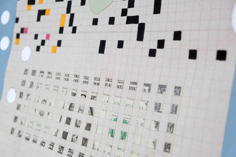 Original Conceptual Abstract Painting by Andrew Wenrick