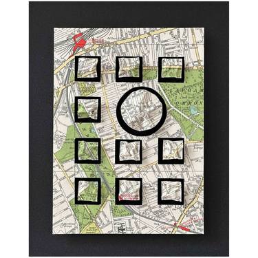 Original Conceptual Cities Mixed Media by Andrew Wenrick