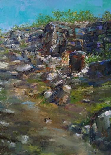Kamsar Ohanyan/Village road (34x47cm, oil painting) thumb