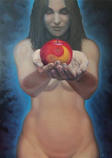 Artush Voskanyan/Eve 50x70cm, oil painting, ready to hang thumb