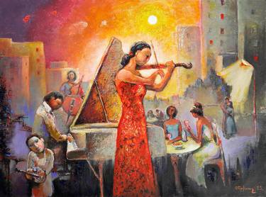 Original Music Paintings by Narinart Armgallery