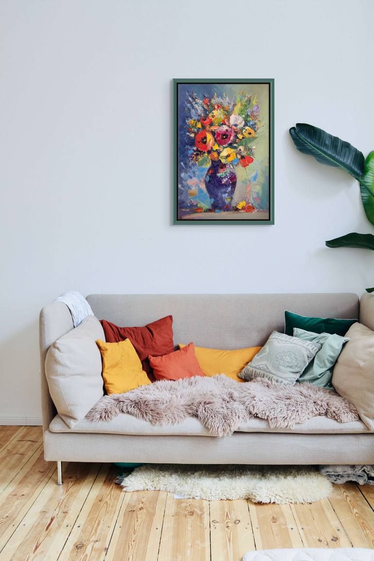 Original Impressionism Floral Painting by Narinart Armgallery