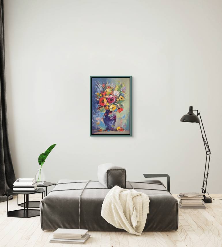Original Impressionism Floral Painting by Narinart Armgallery
