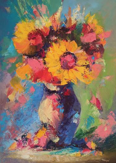 Original Impressionism Floral Paintings by Narinart Armgallery