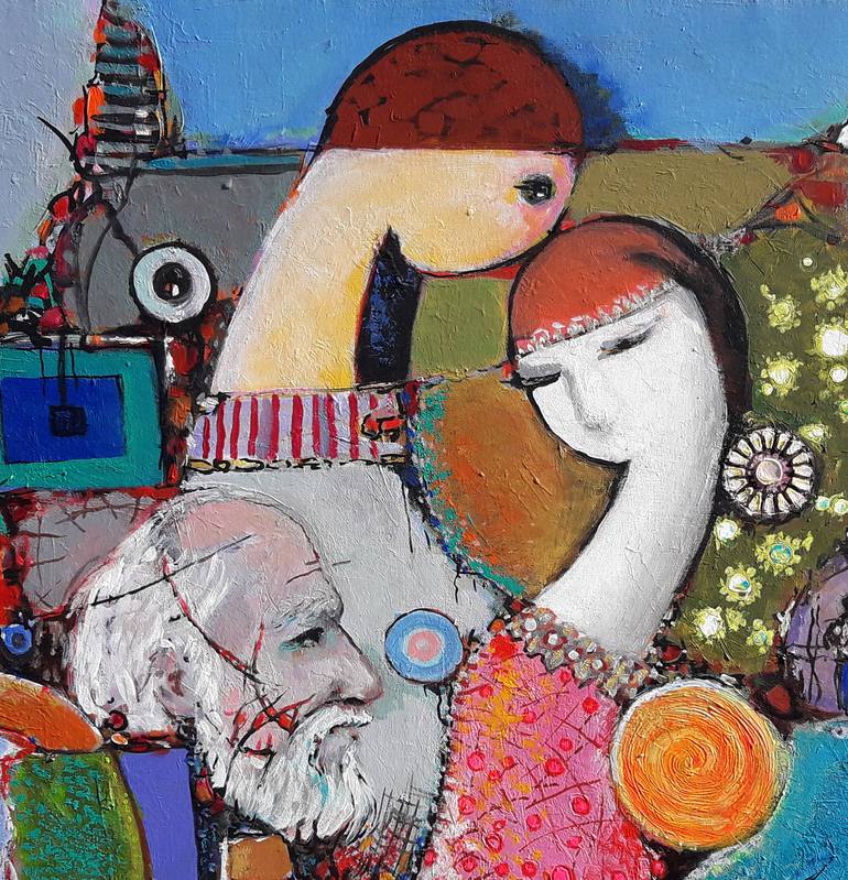 Original Abstract Painting by Narinart Armgallery