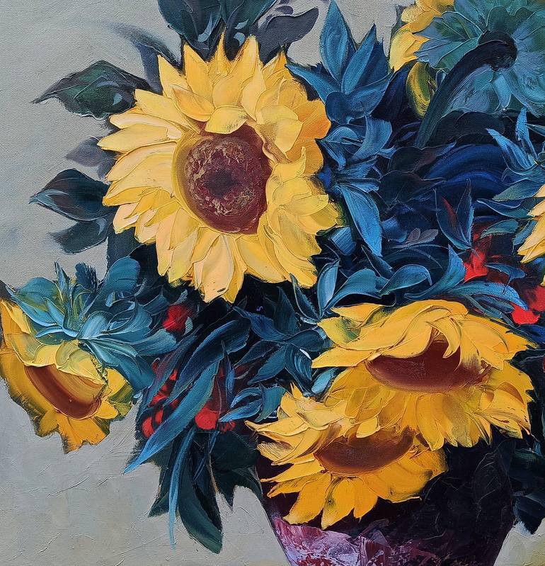 Original Impressionism Floral Painting by Narinart Armgallery