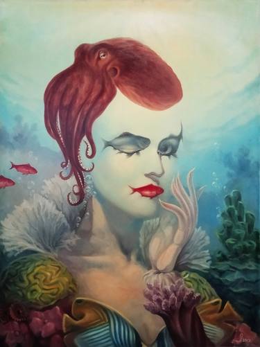 Original Surrealism Portrait Paintings by Narinart Armgallery