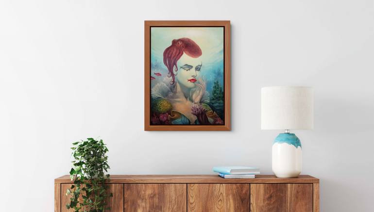 Original Surrealism Women Painting by Narinart Armgallery